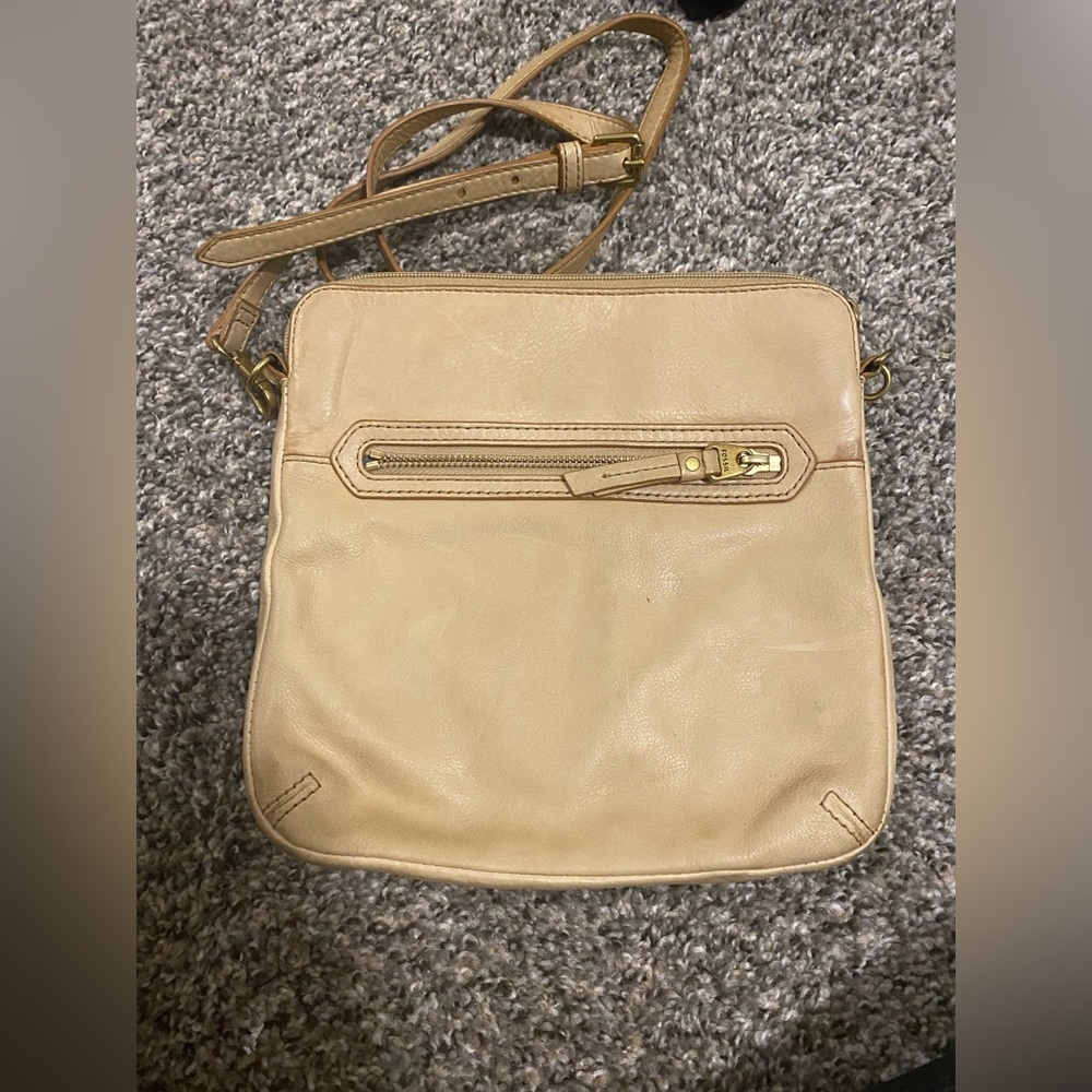 Fossil Camel Crossbody Purse